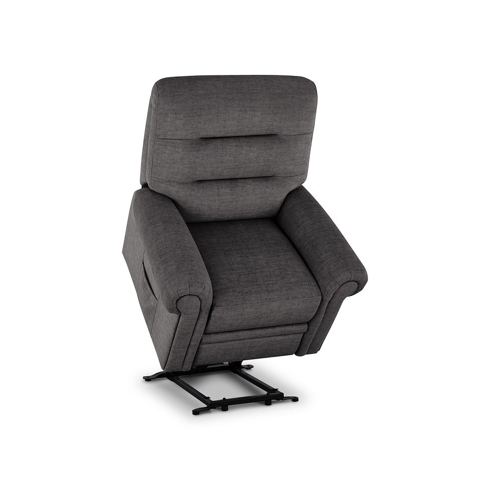 Eastbourne Riser Recliner Armchair - Plush Charcoal Fabric 6