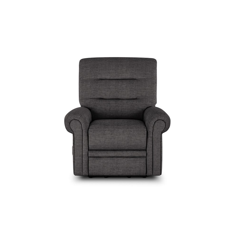 Eastbourne Riser Recliner Armchair - Plush Charcoal Fabric 2