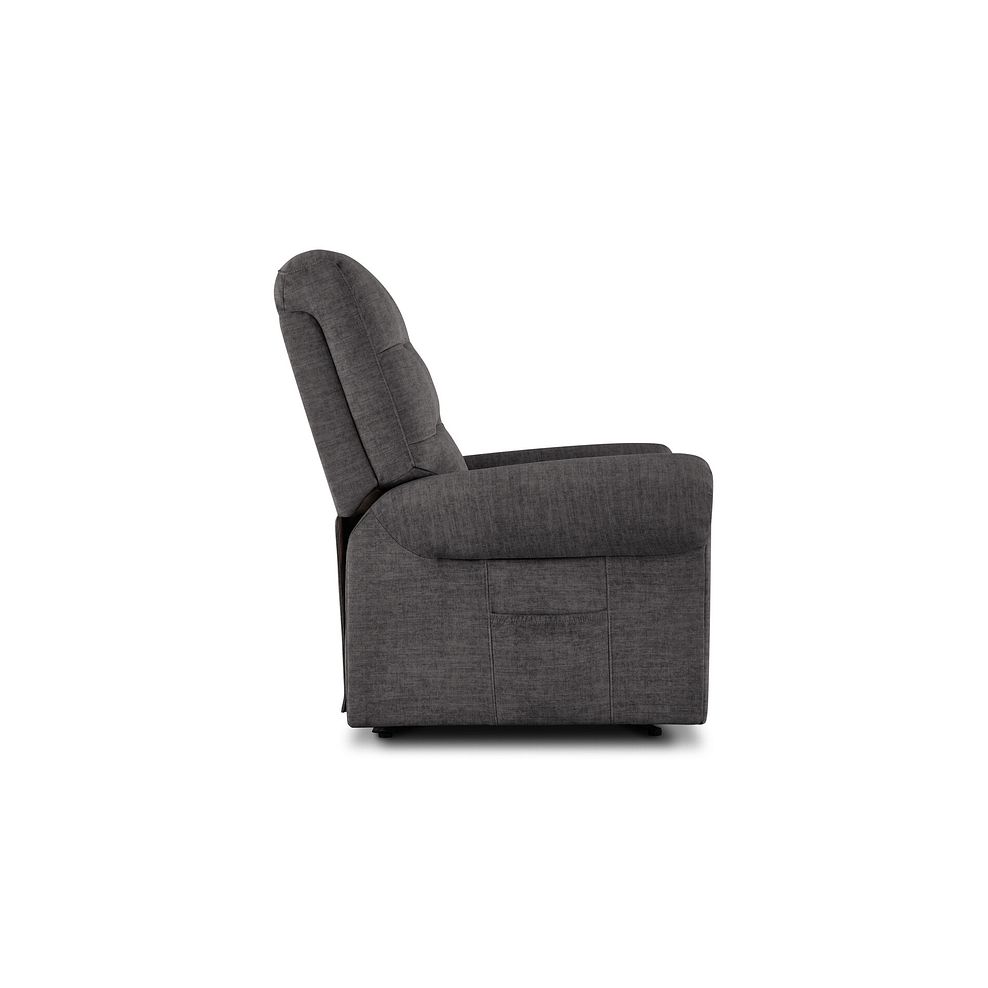 Eastbourne Riser Recliner Armchair - Plush Charcoal Fabric 8