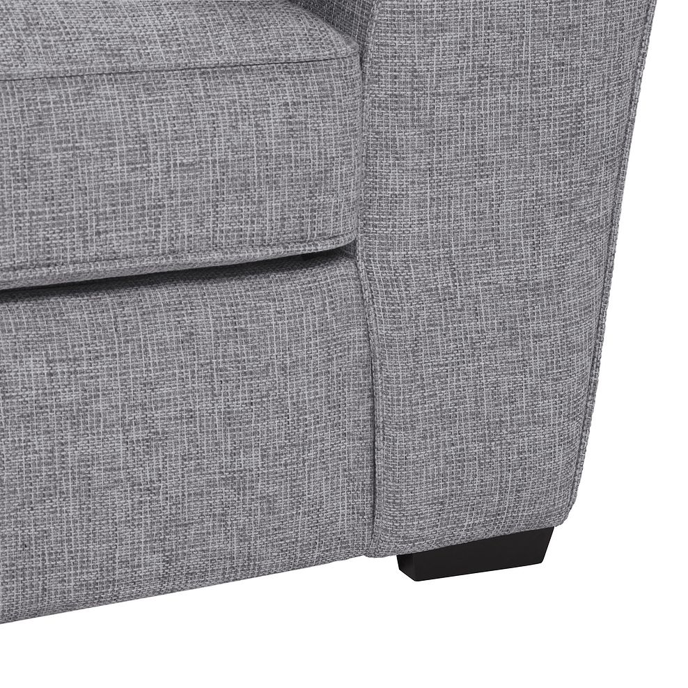 Robyn 2 Seater Silver Deluxe Sofa Bed Oak Furnitureland