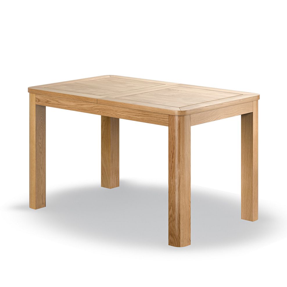 Romsey Natural Oak Extending Dining Table And 6 Arched Backs In Verona Cream  2