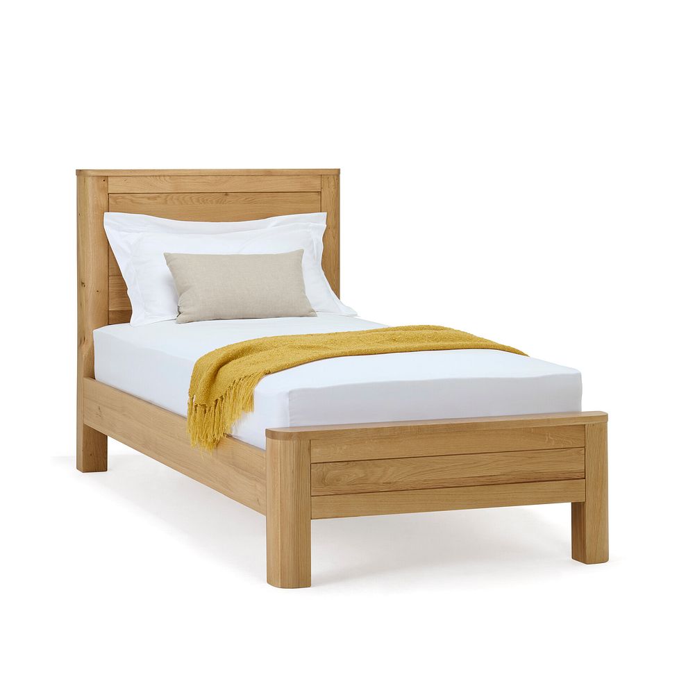 Romsey Natural Solid Oak 3ft 2" Single Bed 4