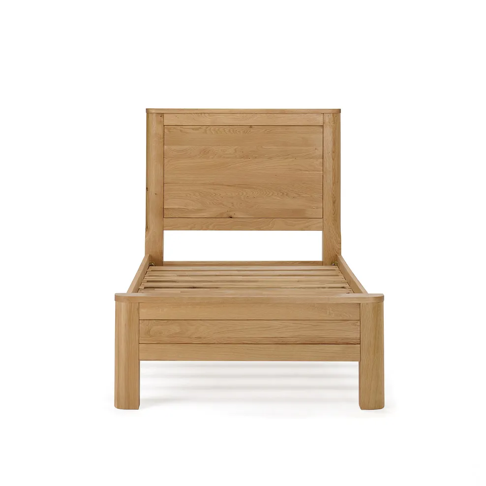 Romsey Natural Solid Oak 3ft 2" Single Bed 7