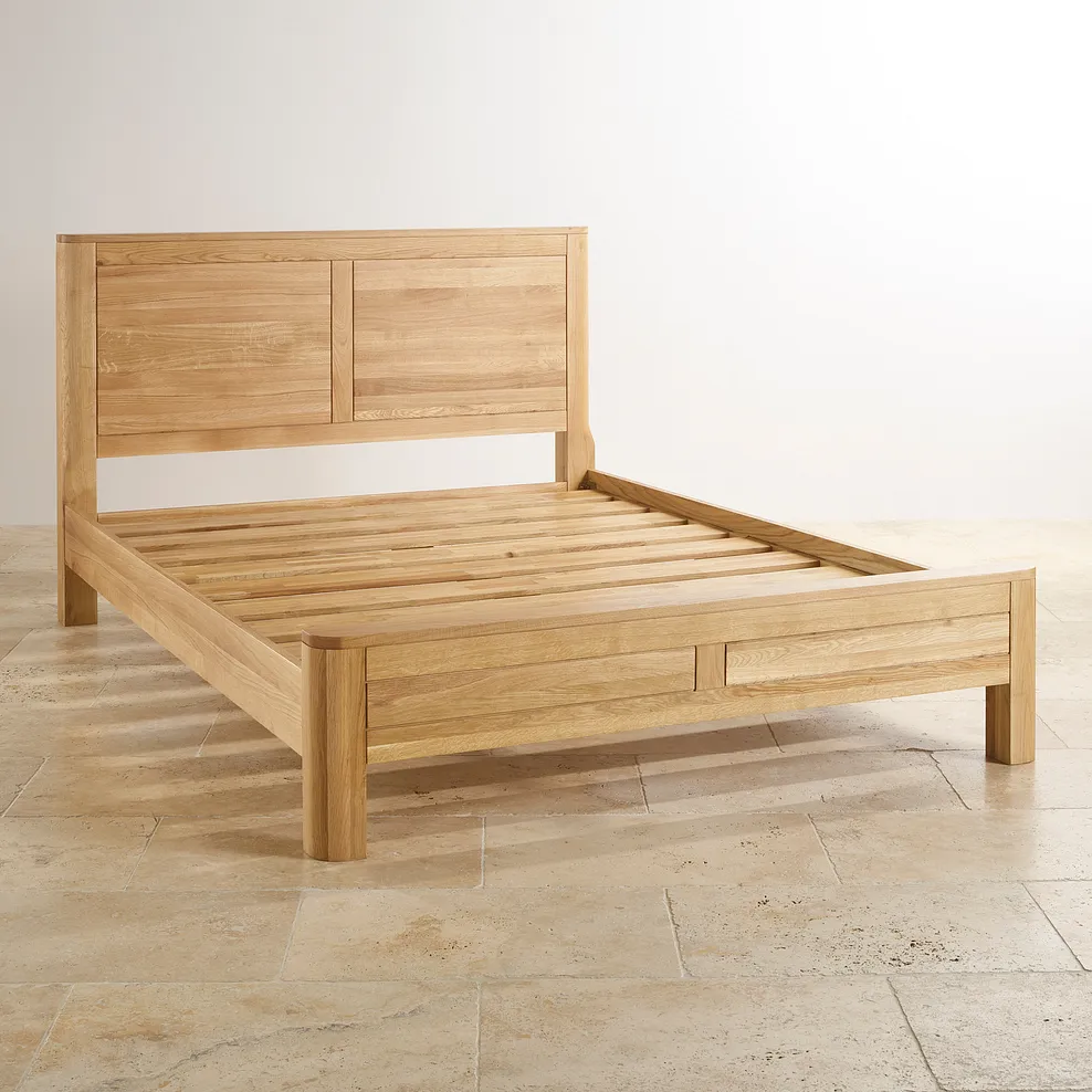 Romsey Natural Solid Oak 6ft Super King-Size Bed 2