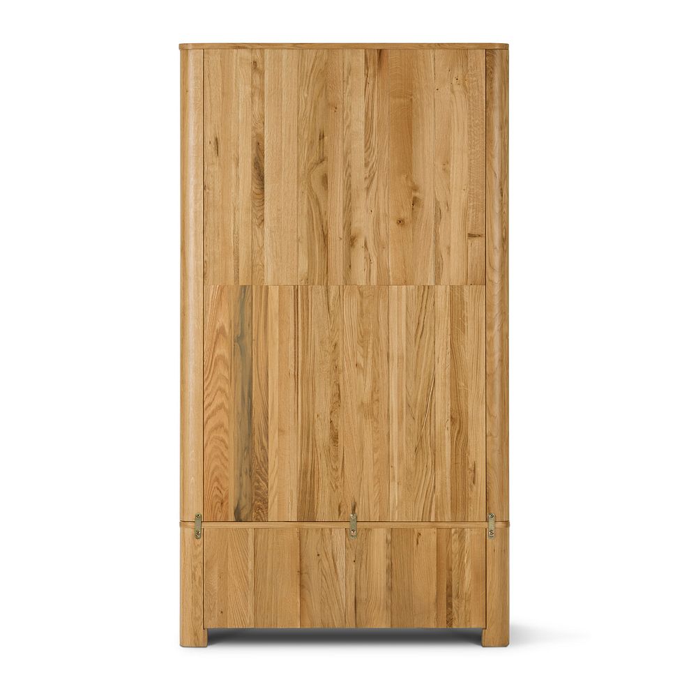 Romsey Natural Solid Oak Double Wardrobe 4