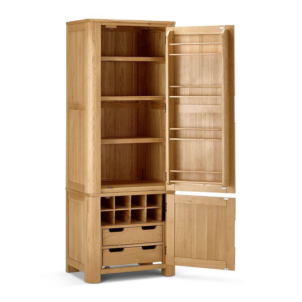 Romsey Natural Solid Oak Small Larder 6