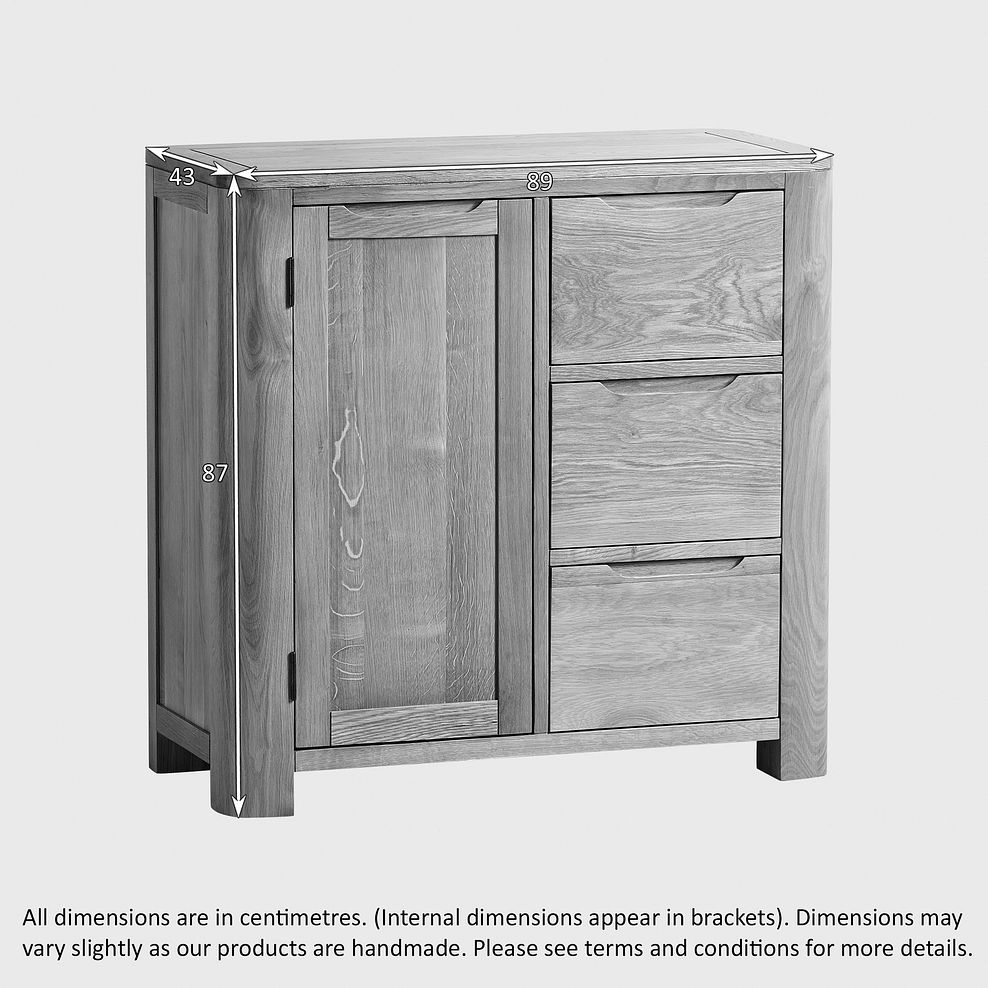 Romsey Natural Solid Oak Storage Cabinet 3