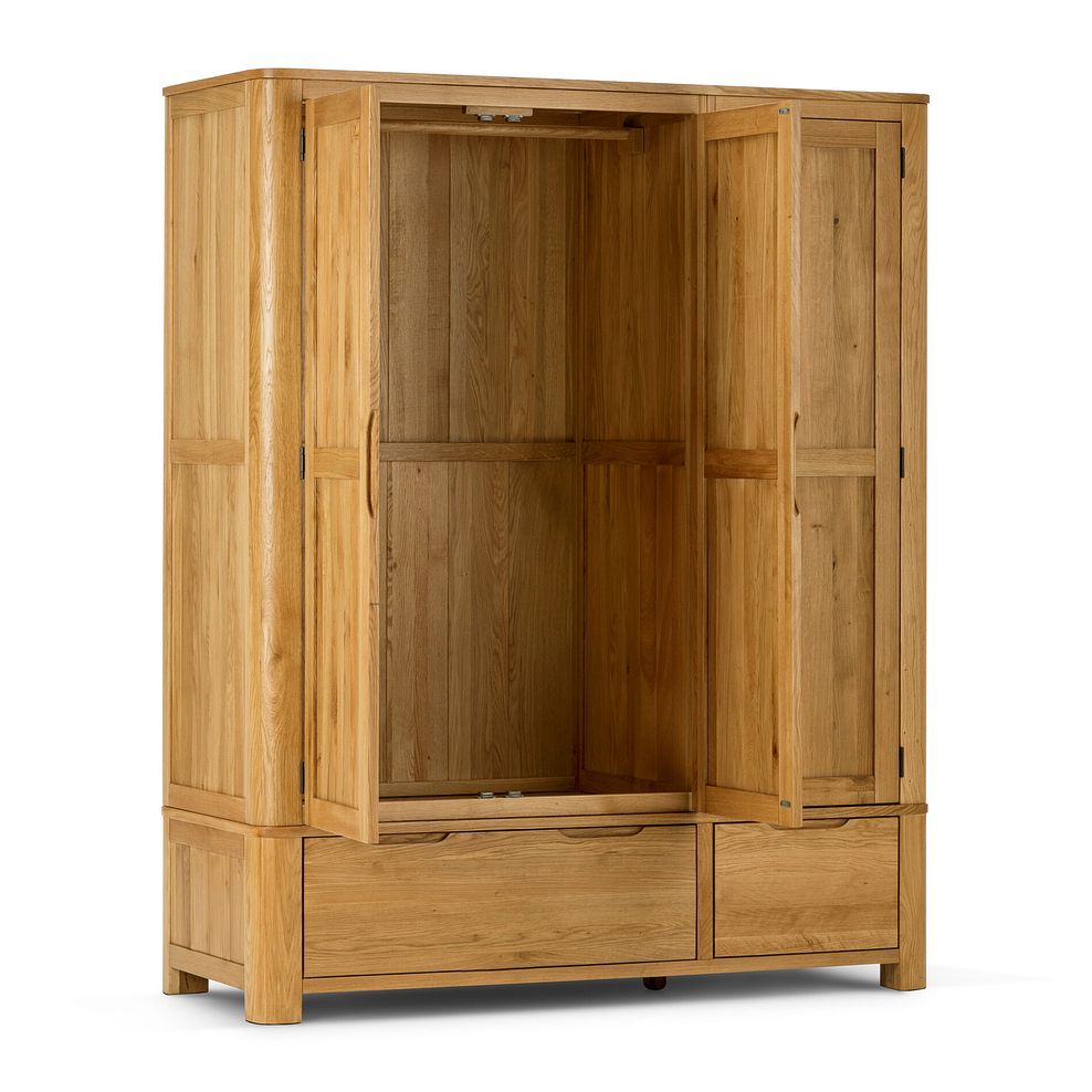 Romsey Natural Solid Oak Triple Wardrobe 3