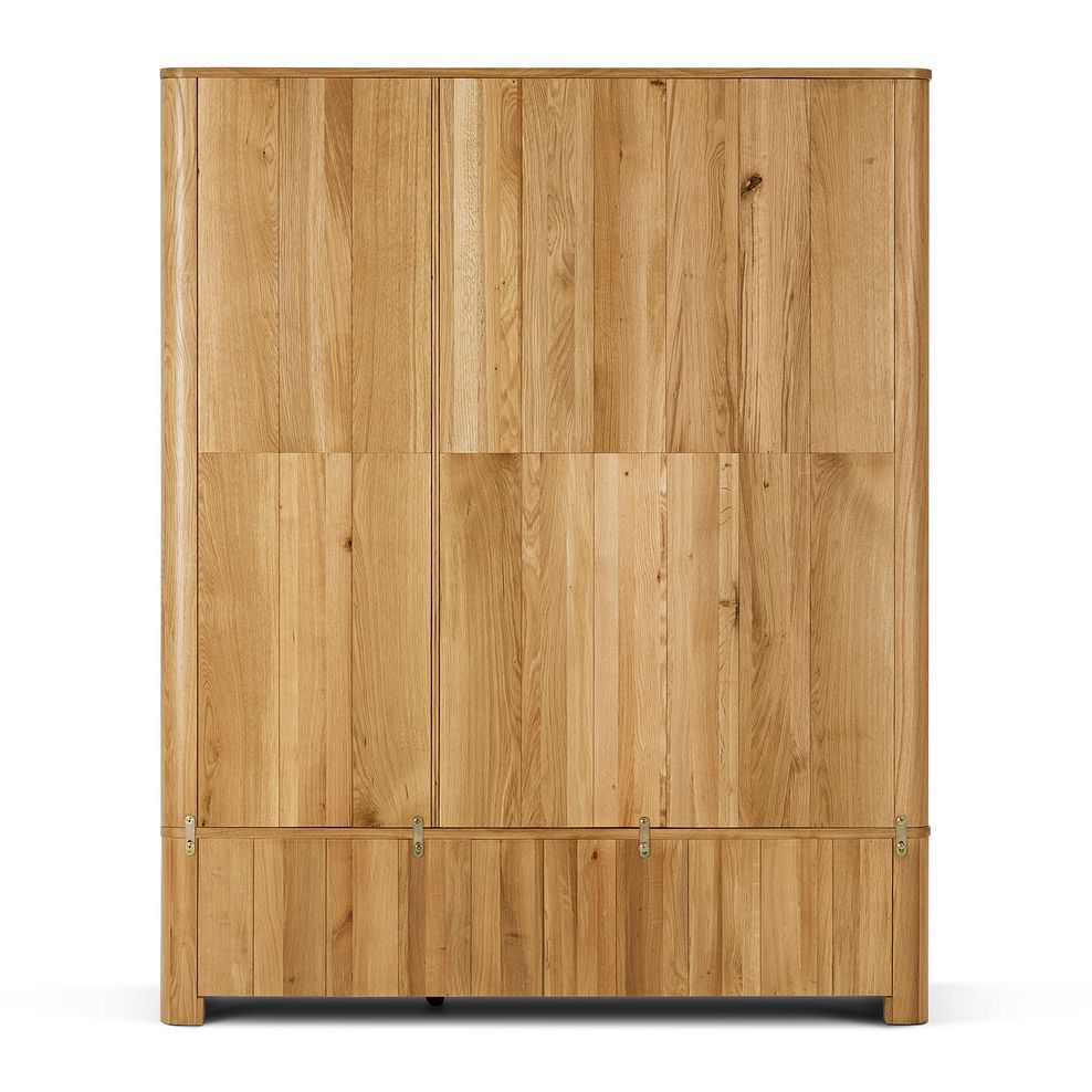 Romsey Natural Solid Oak Triple Wardrobe 5