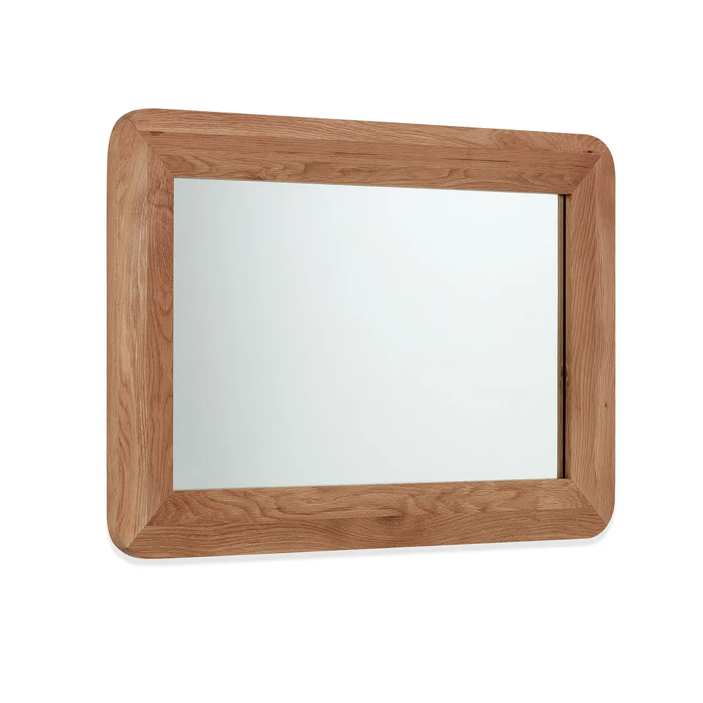 Romsey Natural Solid Oak Wall Mirror 3