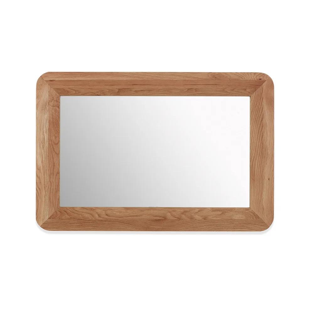 Romsey Natural Solid Oak Wall Mirror 2