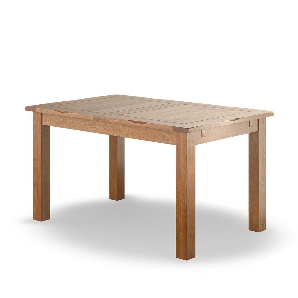 Rushmere Rustic Oak Extending Dining Table And 6 Wave Backs In Verona Charcoal 2