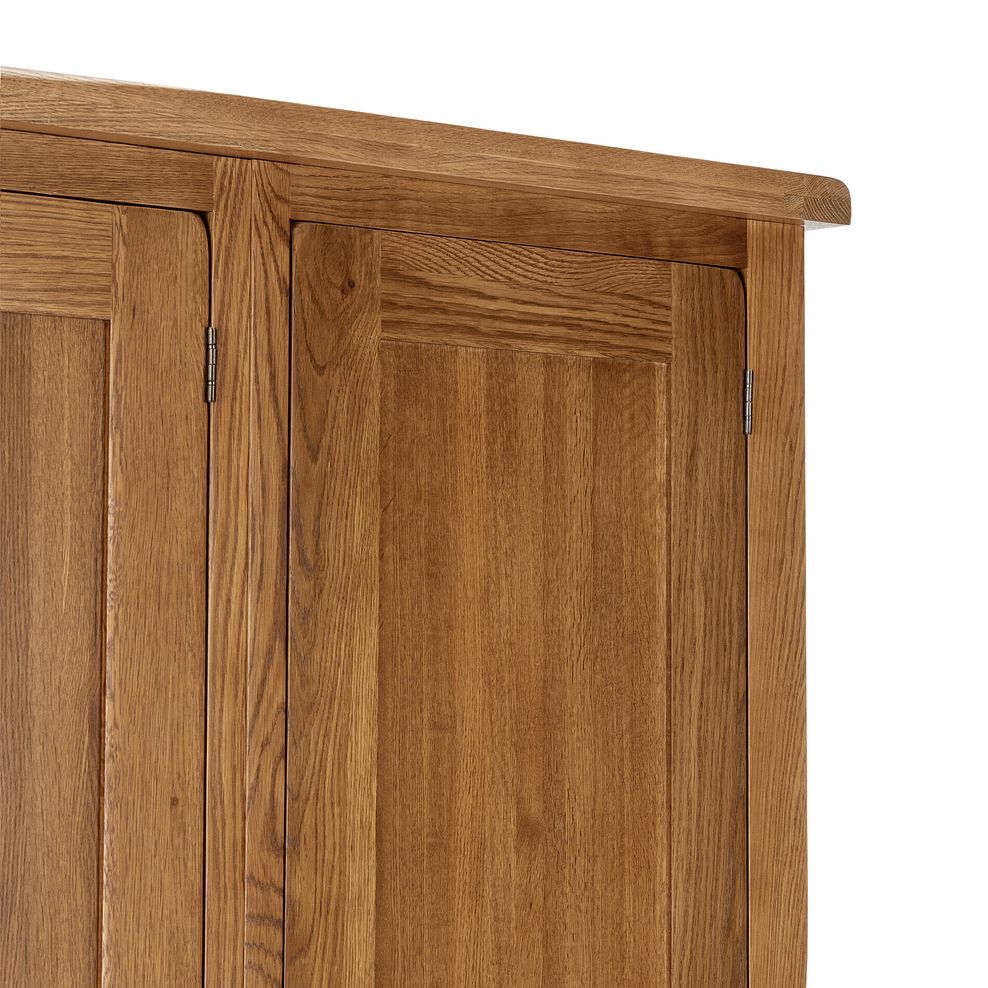 Original Rustic Solid Oak Triple Wardrobe 5
