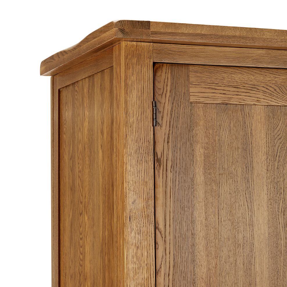 Original Rustic Solid Oak Triple Wardrobe 8