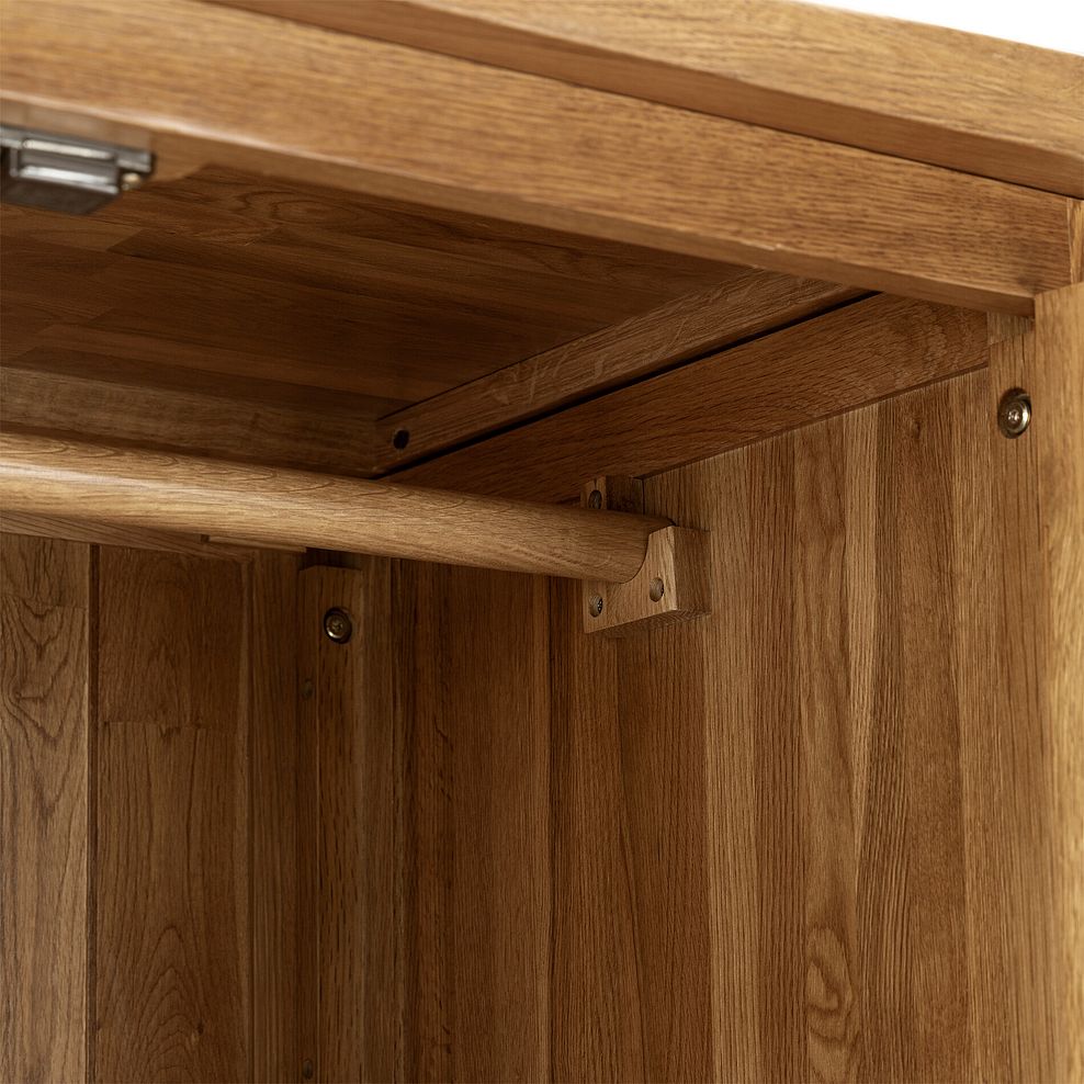 Original Rustic Solid Oak Triple Wardrobe 9