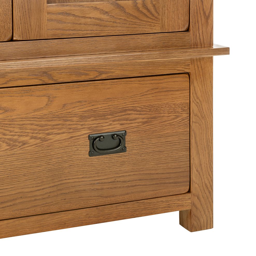 Original Rustic Solid Oak Double Wardrobe 8