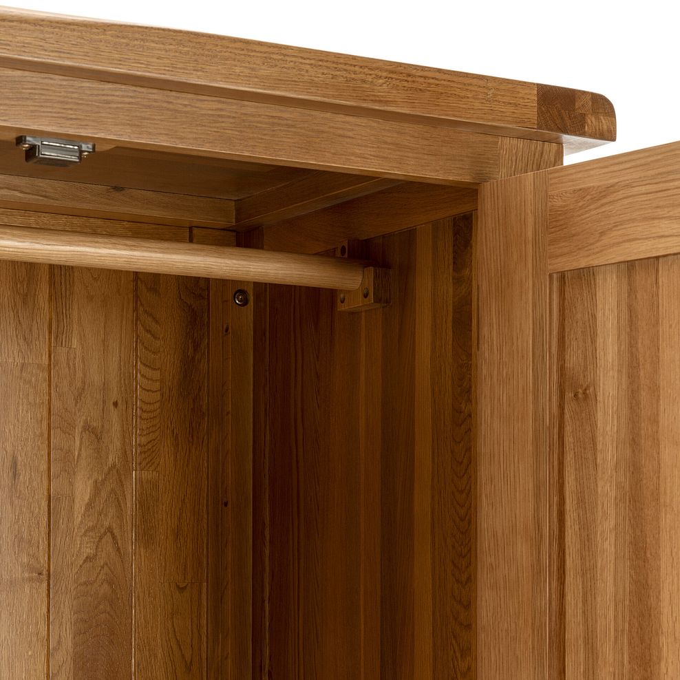Original Rustic Solid Oak Double Wardrobe 9