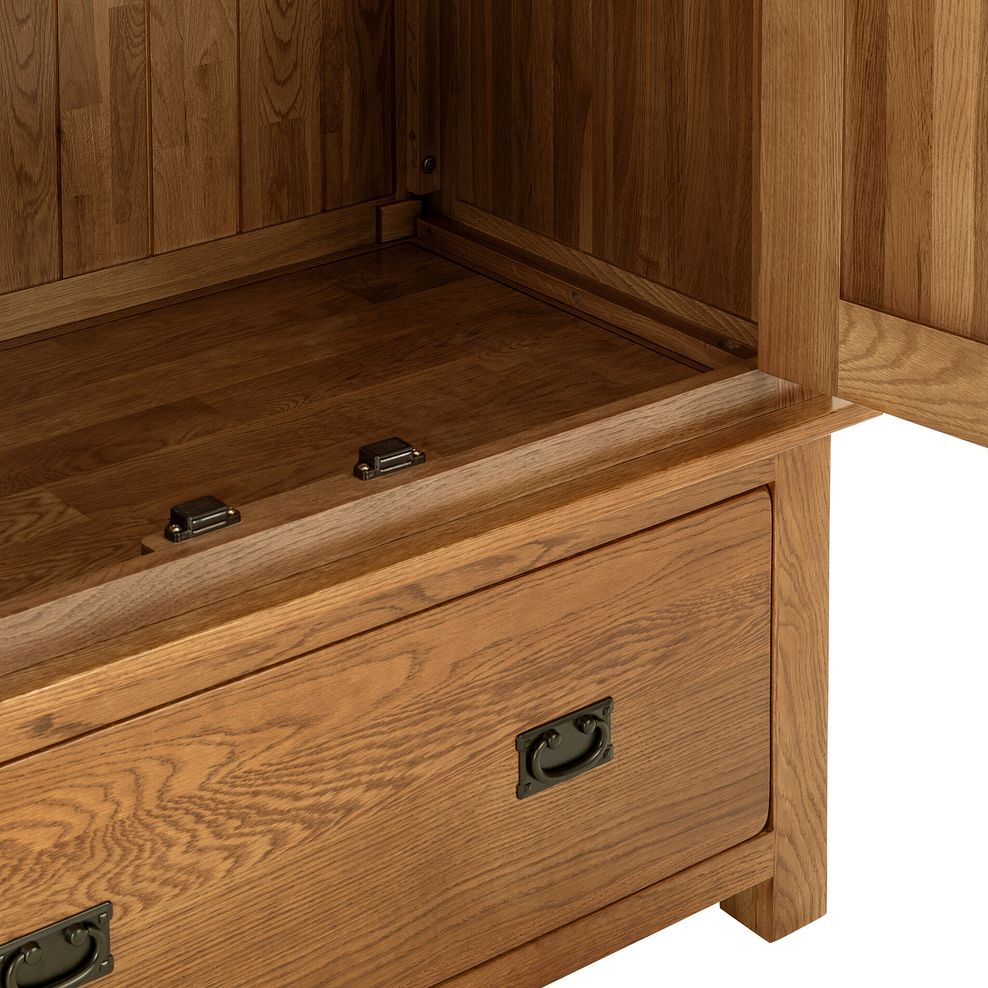 Original Rustic Solid Oak Double Wardrobe 11