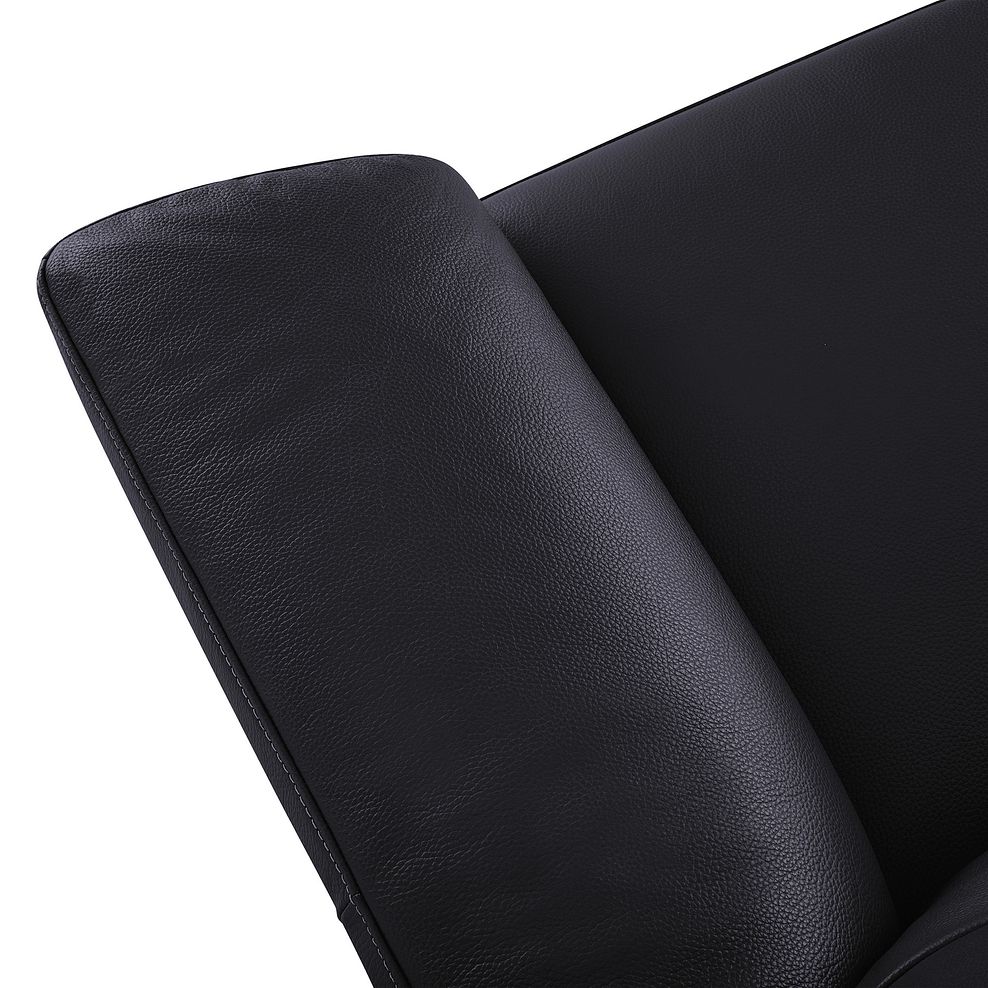 Salento 3 Seater Sofa in Anthracite Leather 6