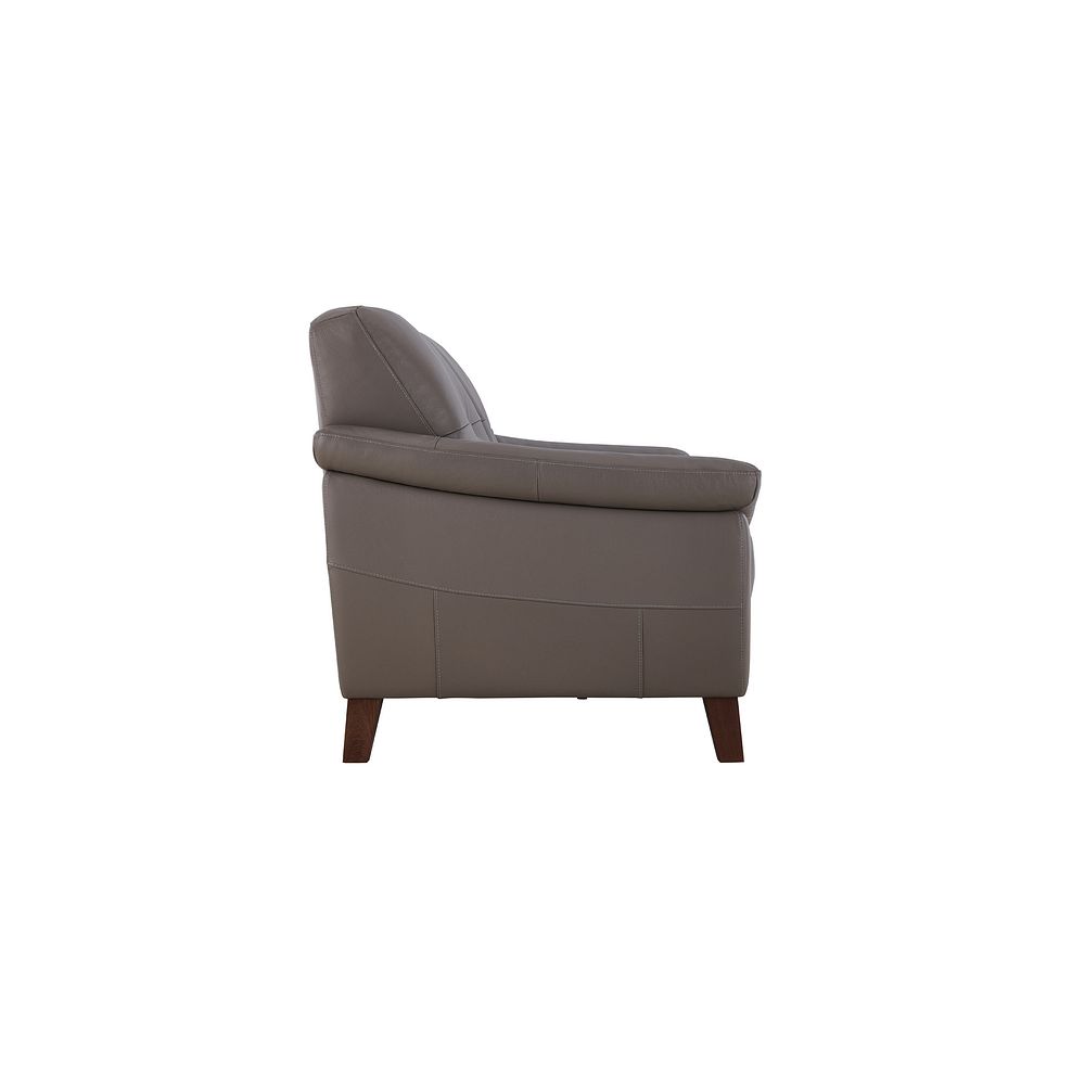 Salento 2 Seater Sofa in Dark Grey Leather 5