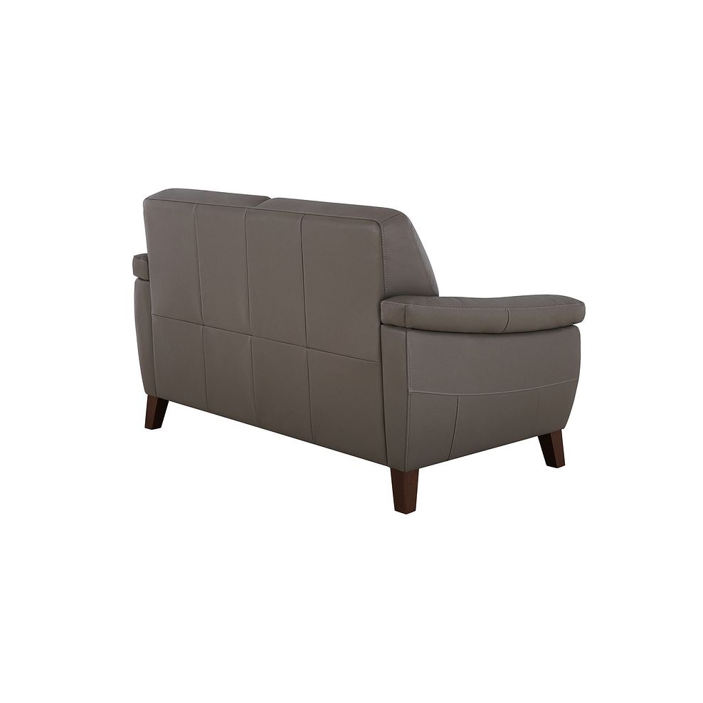 Salento 2 Seater Sofa in Dark Grey Leather 6