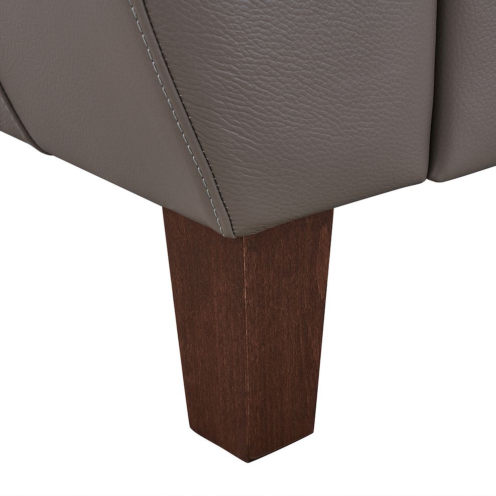 Salento 2 Seater Sofa in Dark Grey Leather 9