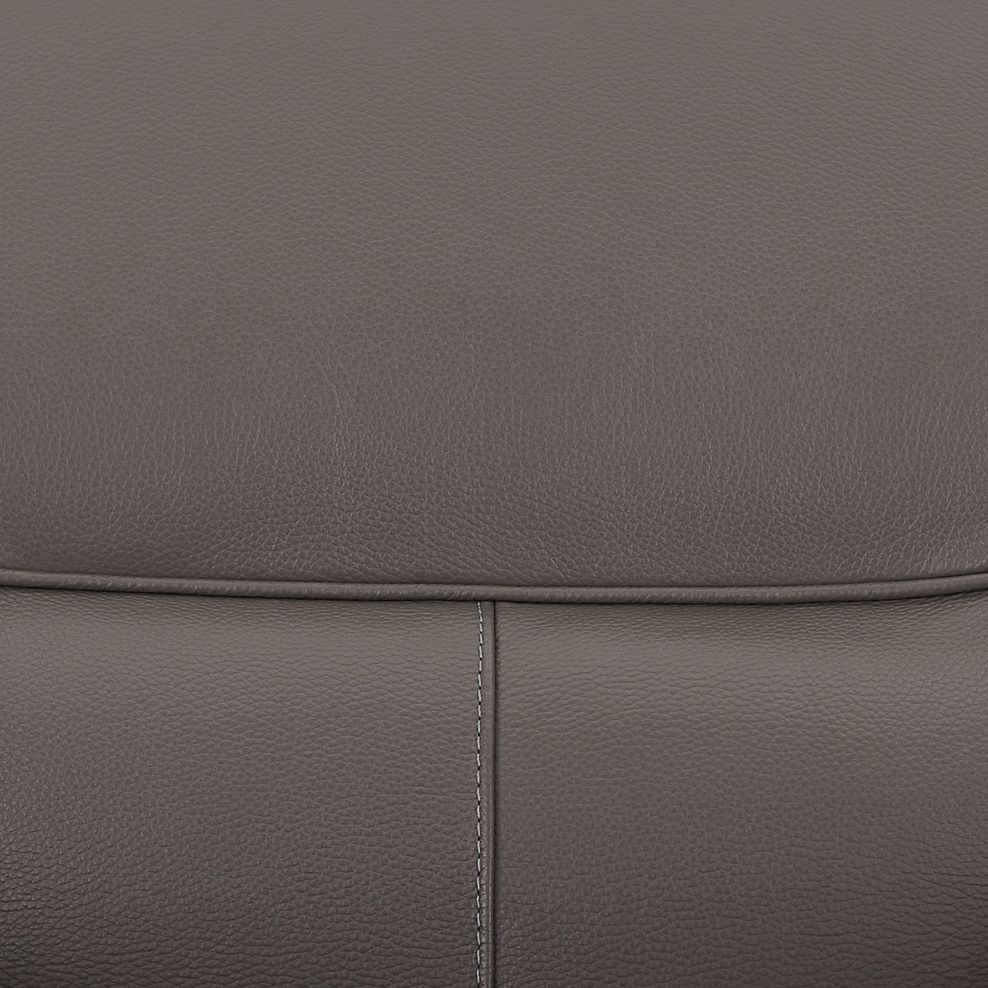 Salento 2 Seater Sofa in Dark Grey Leather 10
