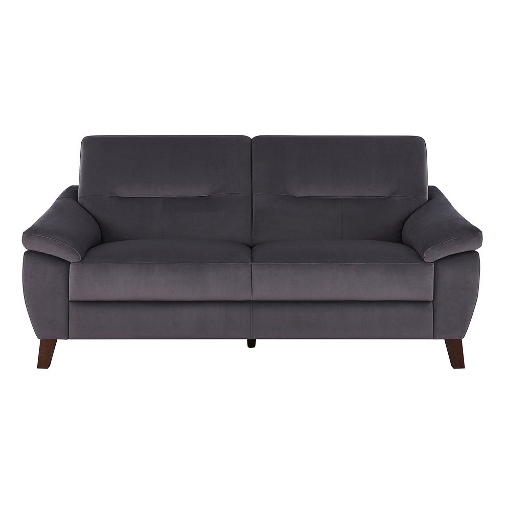 Salento 3 Seater Sofa in Grey Fabric Thumbnail 4