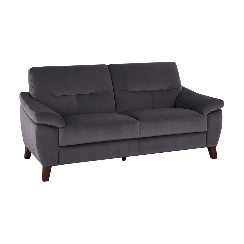 Salento 3 Seater Sofa in Grey Fabric