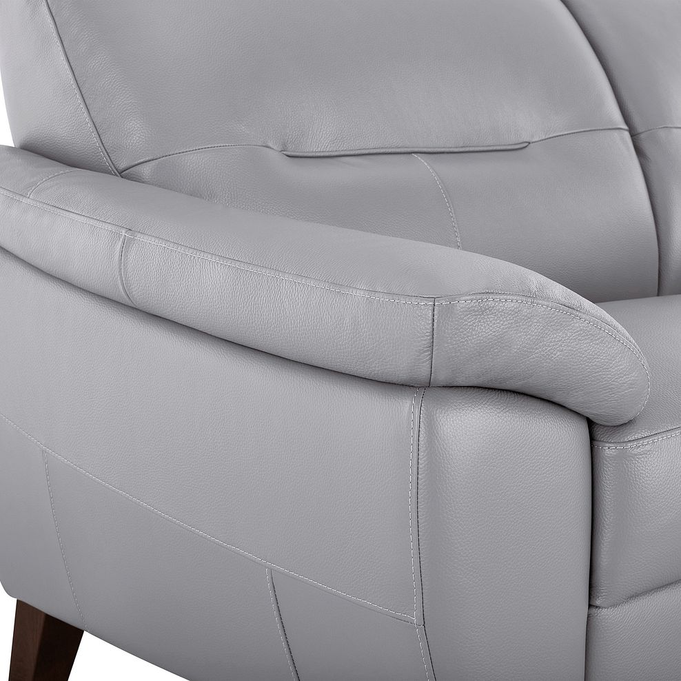 Salento 2 Seater Sofa in Grey Leather Thumbnail 5