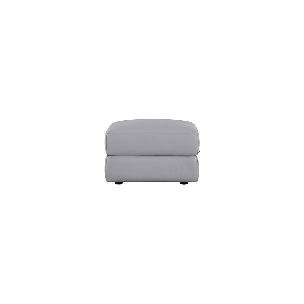 Salento Storage Footstool in Grey Leather 4