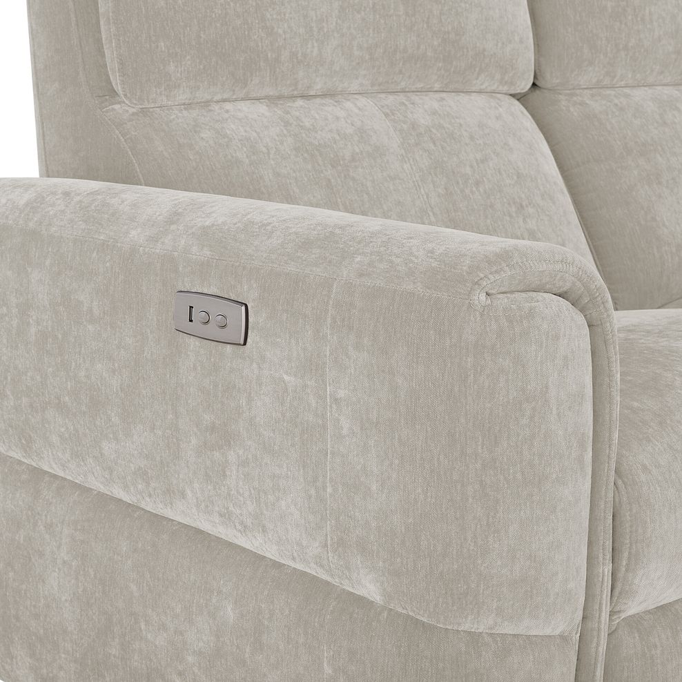 Samson 3 Seater Electric Recliner Sofa in Amigo Dove Fabric 10