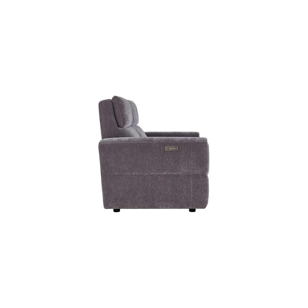 Samson 3 Seater Electric Recliner Sofa in Amigo Granite Fabric 7