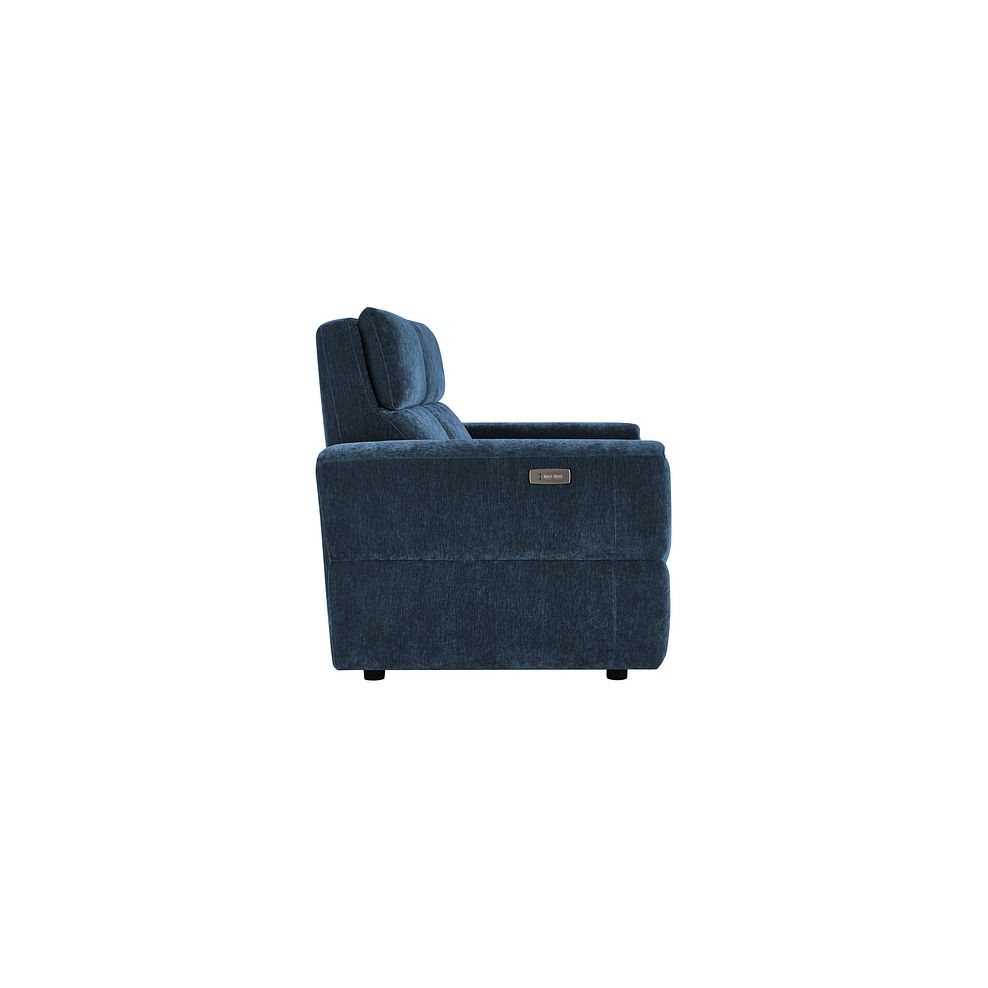Samson 3 Seater Electric Recliner Sofa in Amigo Navy Fabric 7
