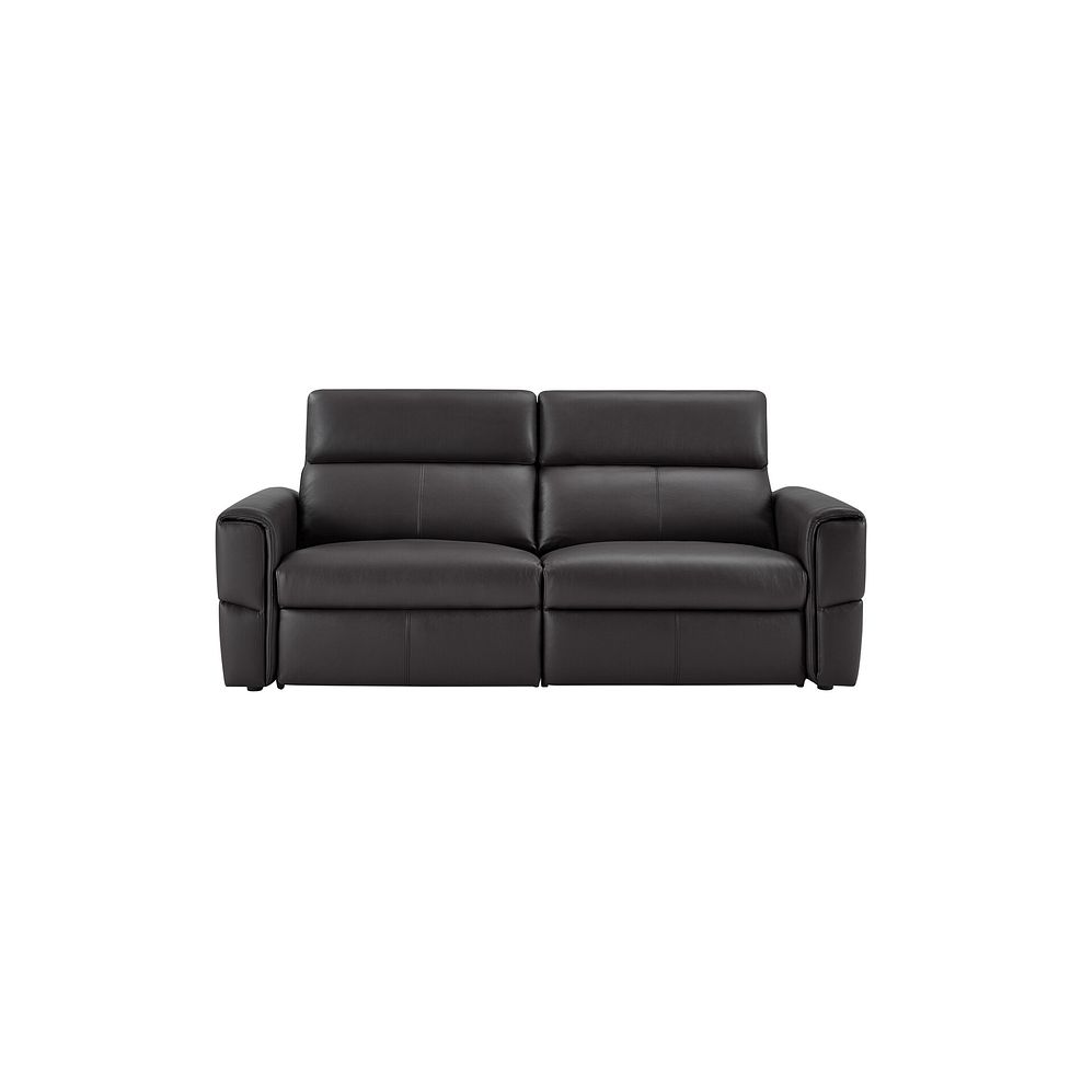 Samson 3 Seater Electric Recliner Sofa in Slate Leather 2
