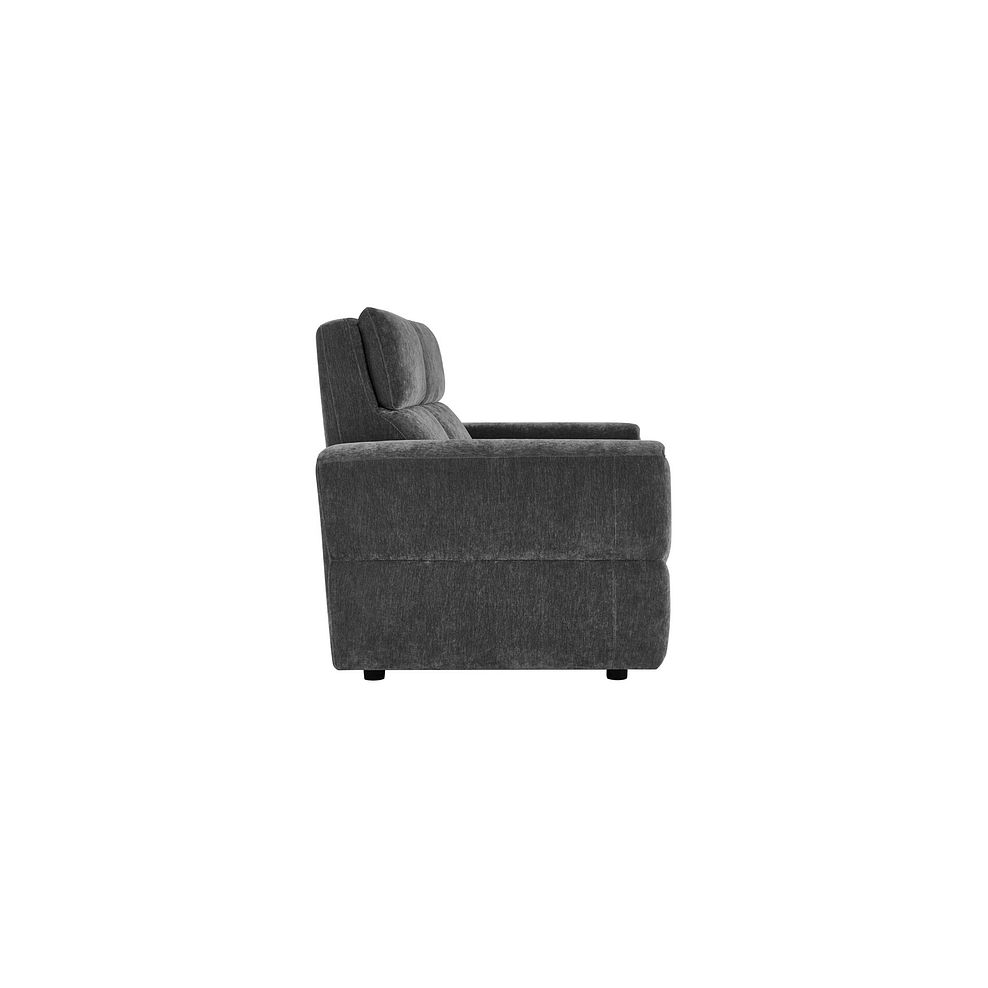 Samson 3 Seater Static Sofa in Amigo Coal Fabric 4