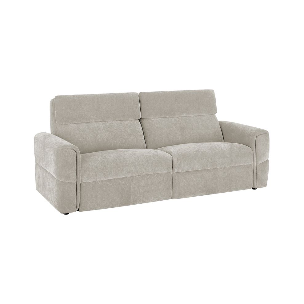 Samson 3 Seater Static Sofa in Amigo Dove Fabric 1