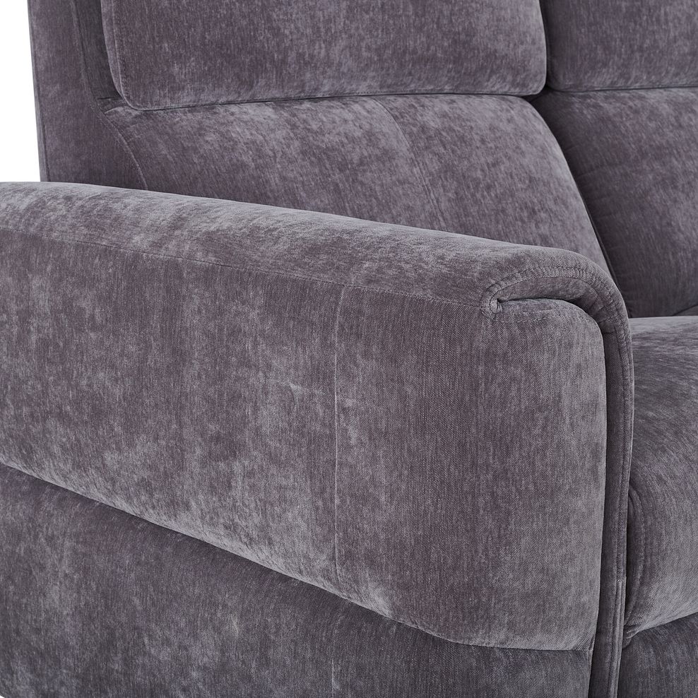 Samson 3 Seater Static Sofa in Amigo Granite Fabric 5