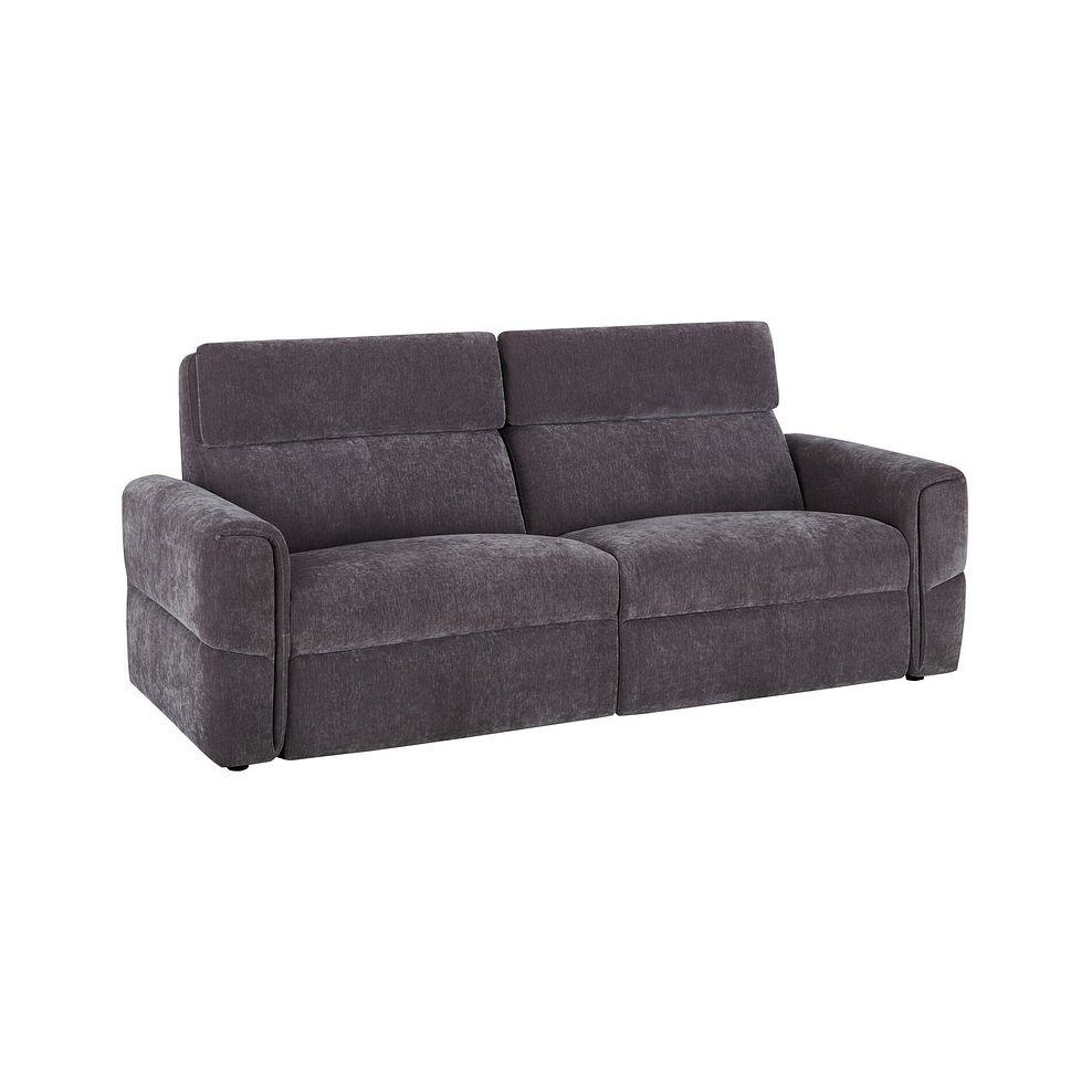 Samson 3 Seater Static Sofa in Amigo Granite Fabric 1