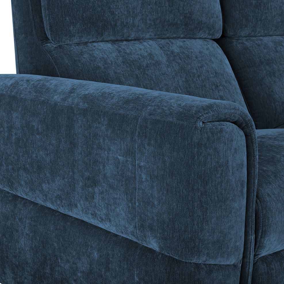 Samson 3 Seater Static Sofa in Amigo Navy Fabric 5