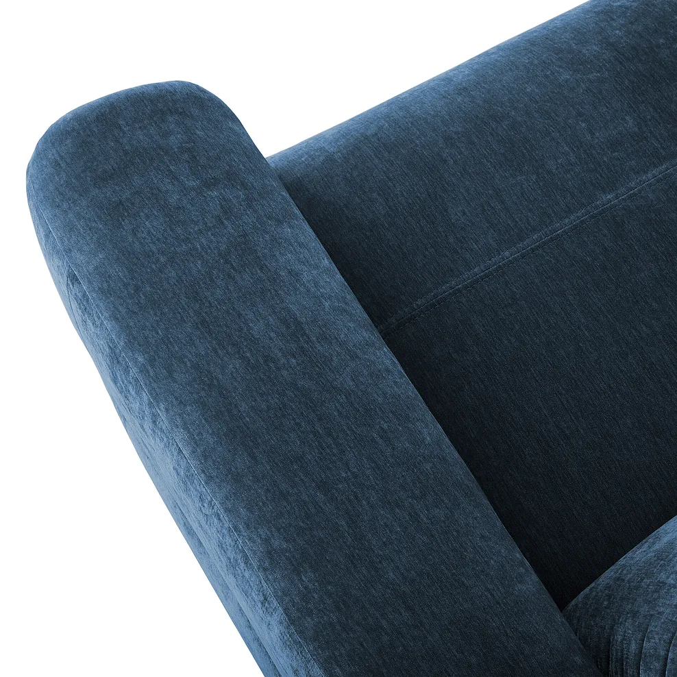 Samson Electric Recliner Armchair in Amigo Navy Fabric 9