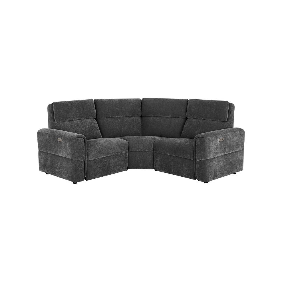 Samson Electric Recliner Modular Group 1 in Amigo Coal Fabric 1