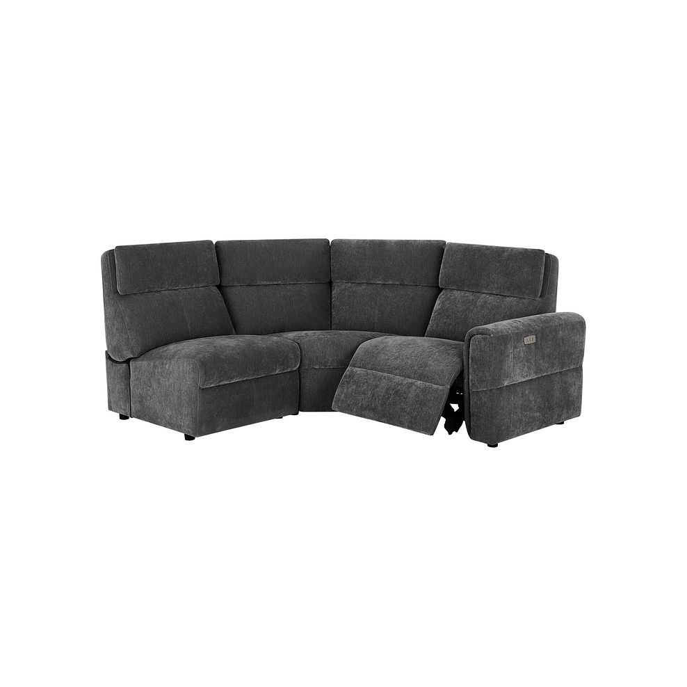 Samson Electric Recliner Modular Group 7 in Amigo Coal Fabric 2