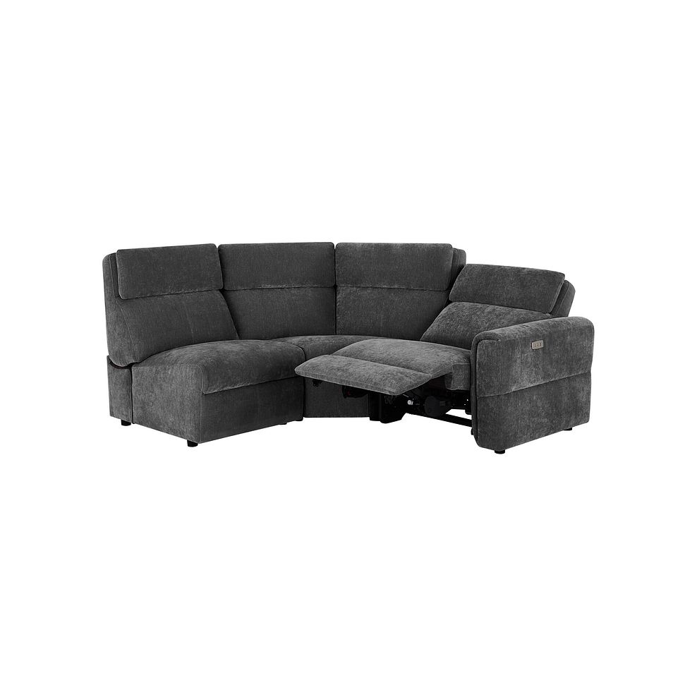 Samson Electric Recliner Modular Group 7 in Amigo Coal Fabric 3