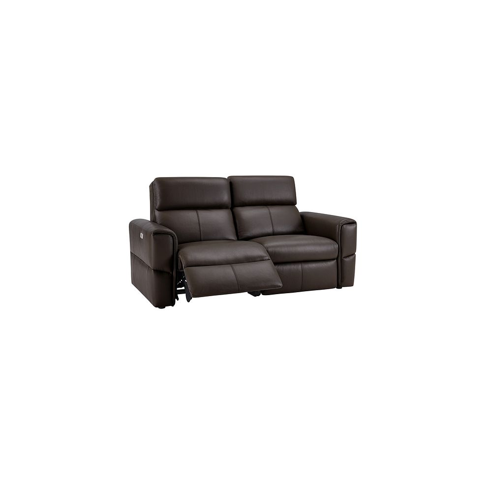Samson Electric Recliner Modular Group 8 in Two Tone Brown Leather Thumbnail 3