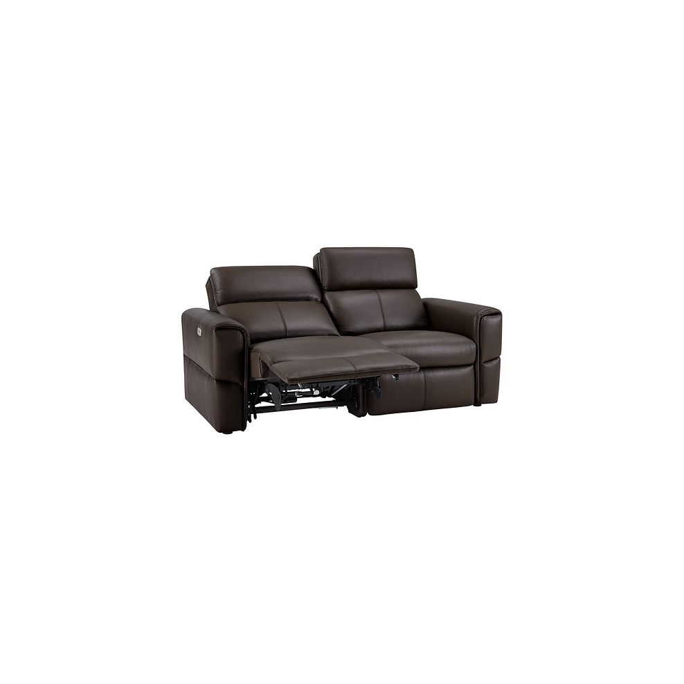 Samson Electric Recliner Modular Group 8 in Two Tone Brown Leather Thumbnail 4
