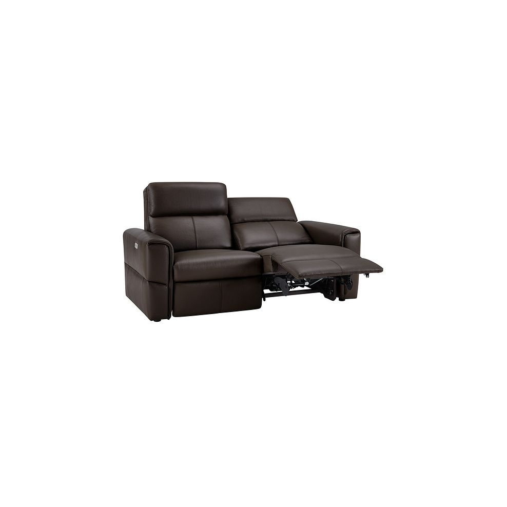 Samson Electric Recliner Modular Group 8 in Two Tone Brown Leather Thumbnail 5