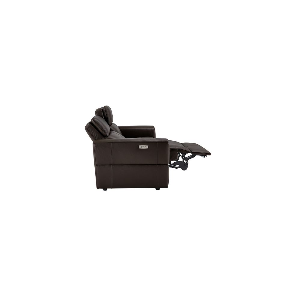 Samson Electric Recliner Modular Group 8 in Two Tone Brown Leather 7