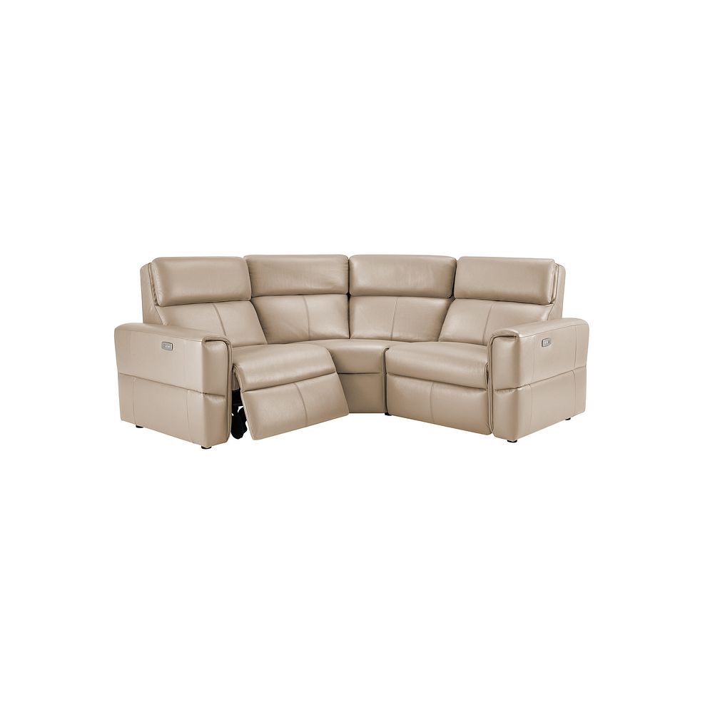 Samson Electric Recliner Modular Group 1 in Beige Leather 2