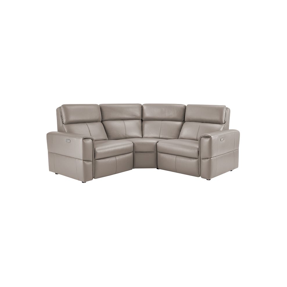 Samson Electric Recliner Modular Group 1 in Stone Leather Thumbnail 1